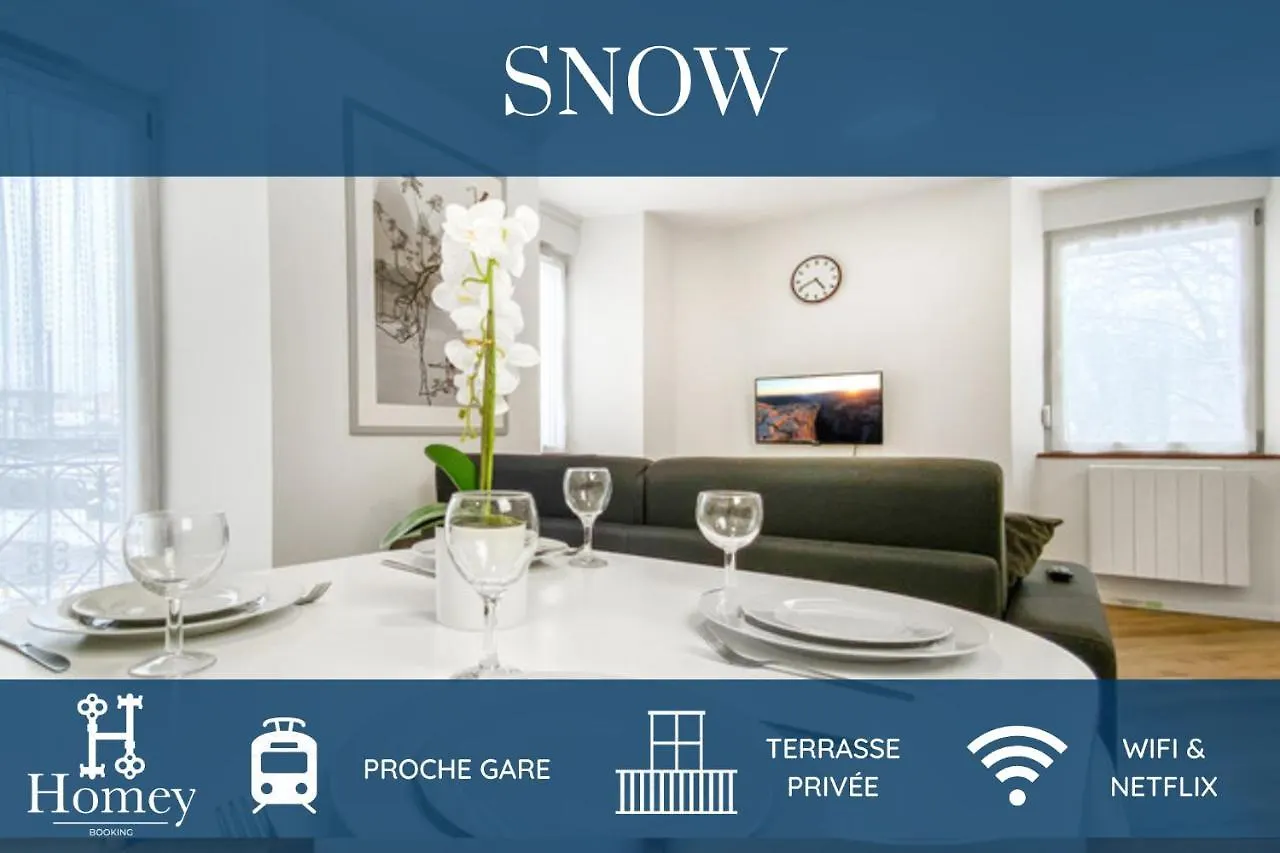 Homey Snow - Proche Gare - Balcon Prive - Wifi La Roche-sur-Foron France