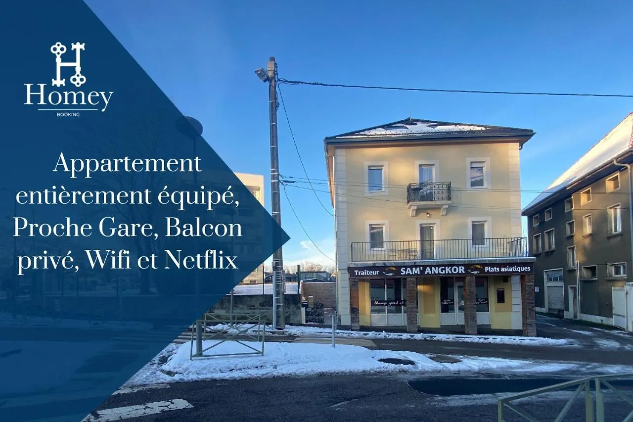 Apartment Homey Snow - Proche Gare - Balcon Prive - Wifi La Roche-sur-Foron